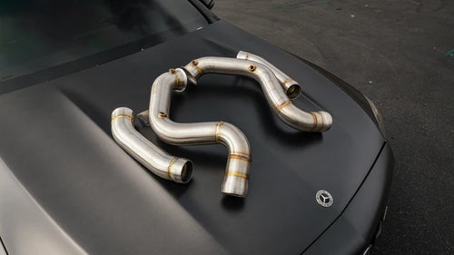 Gapped Industries W205 C63/s Catless Race Downpipes